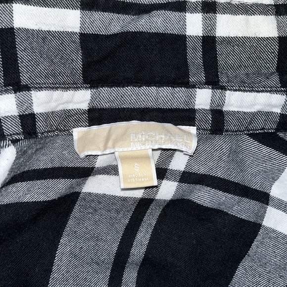 flannel michael kors button down - Picture 2 of 2